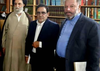 دیدار مدیران طلایه داران ایثار جوان  با حضرت آیت الله ناظم زاده قمی